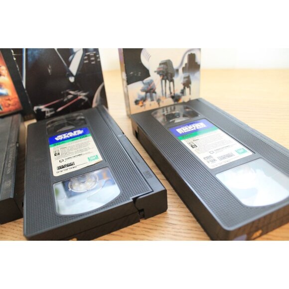 Star Wars VHS Lot of 4 – TESTED/WORKS Phantom M., Clones, New Hope, Empire S. B. - Picture 9 of 11